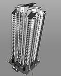 SketchUp高层城市建筑