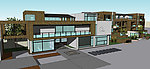 SketchUp联排别墅