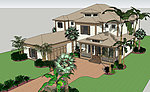SketchUp住宅
