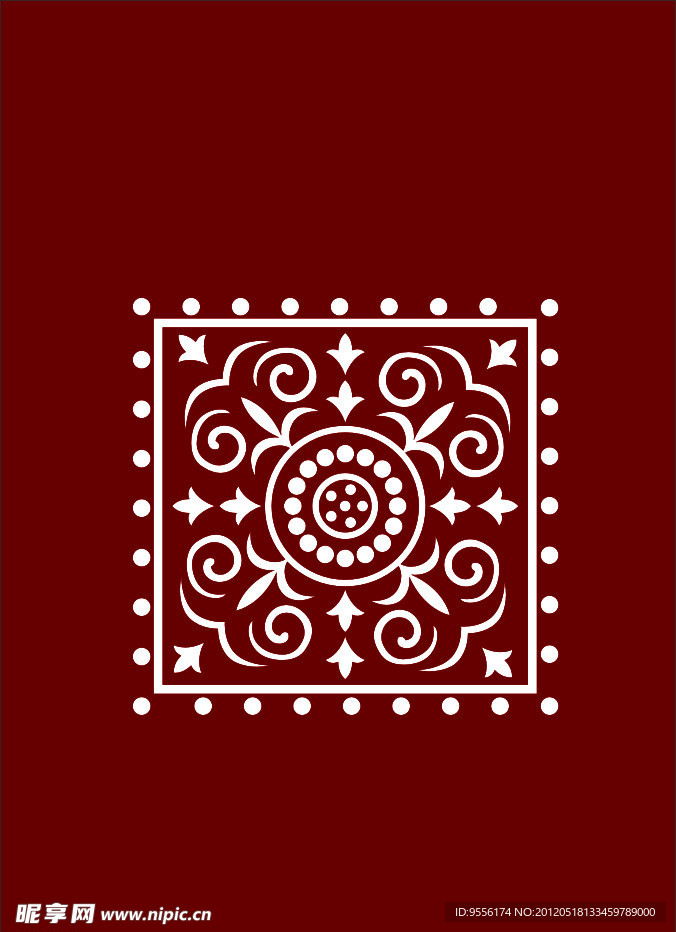 矢量花纹