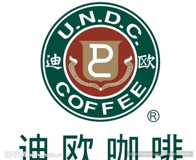 矢量迪欧咖啡LOGO