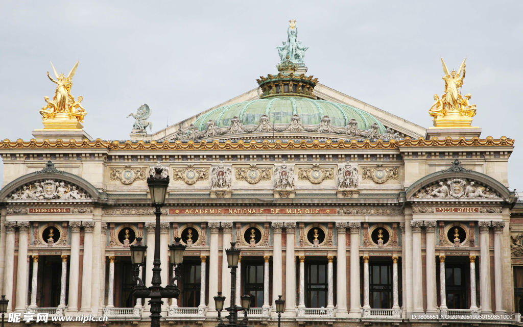 巴黎歌剧院顶雕像（禁止商用）