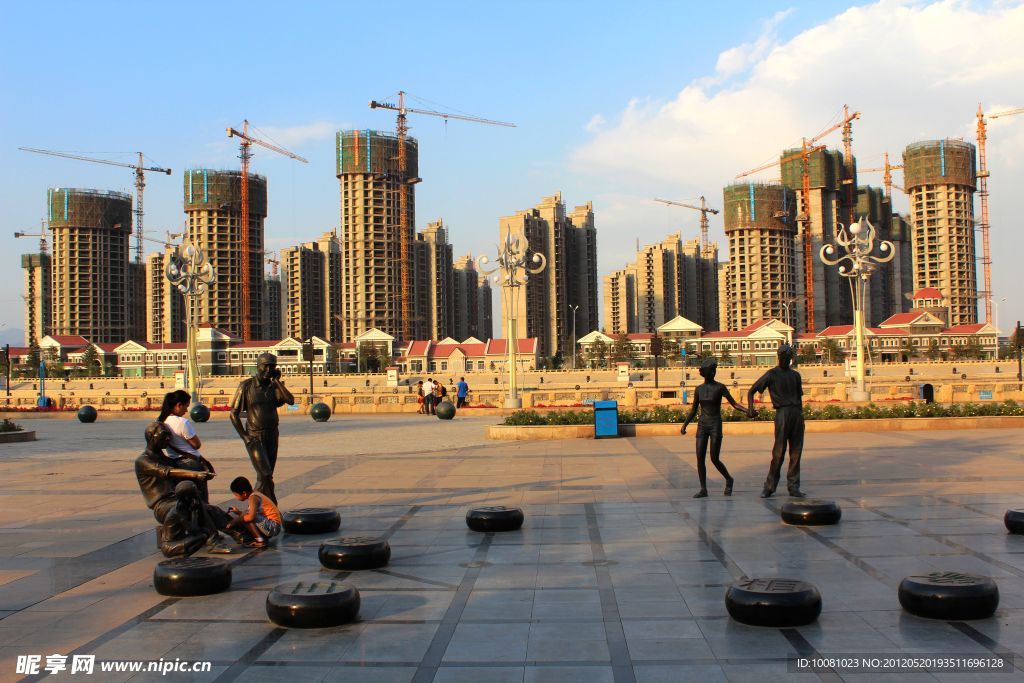 建设中的呼和浩特市