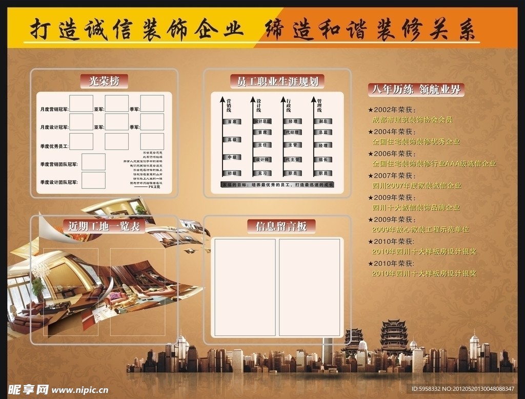 展示栏