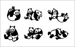 熊猫矢量图