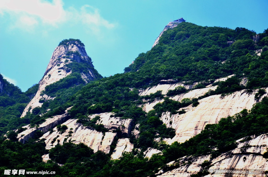 山顶的景区