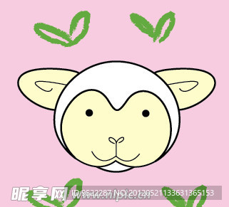 小羊图案