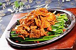 韭香鹿肉