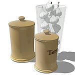 SketchUp家居饰品水果