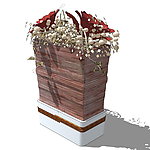 SketchUp家居饰品假花