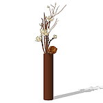 SketchUp家居饰品假花