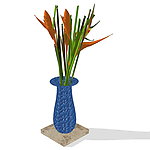 SketchUp家居饰品假花