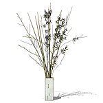 SketchUp家居饰品假花