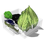 SketchUp家居饰品假花