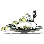 SketchUp家居饰品假花