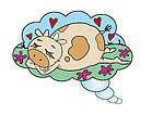 情人节睡梦牛