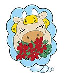 情人节献花牛