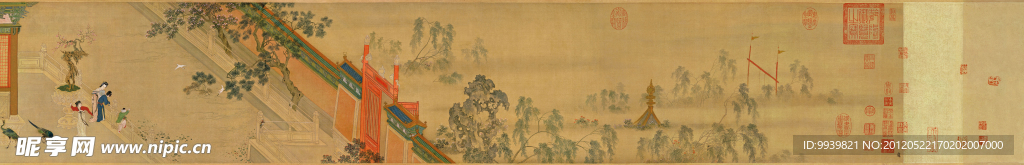 汉宫春晓图卷高清