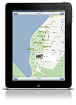 IPAD电子旅游线路图