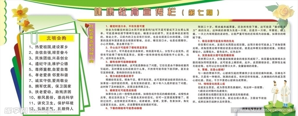 健康教育宣传栏