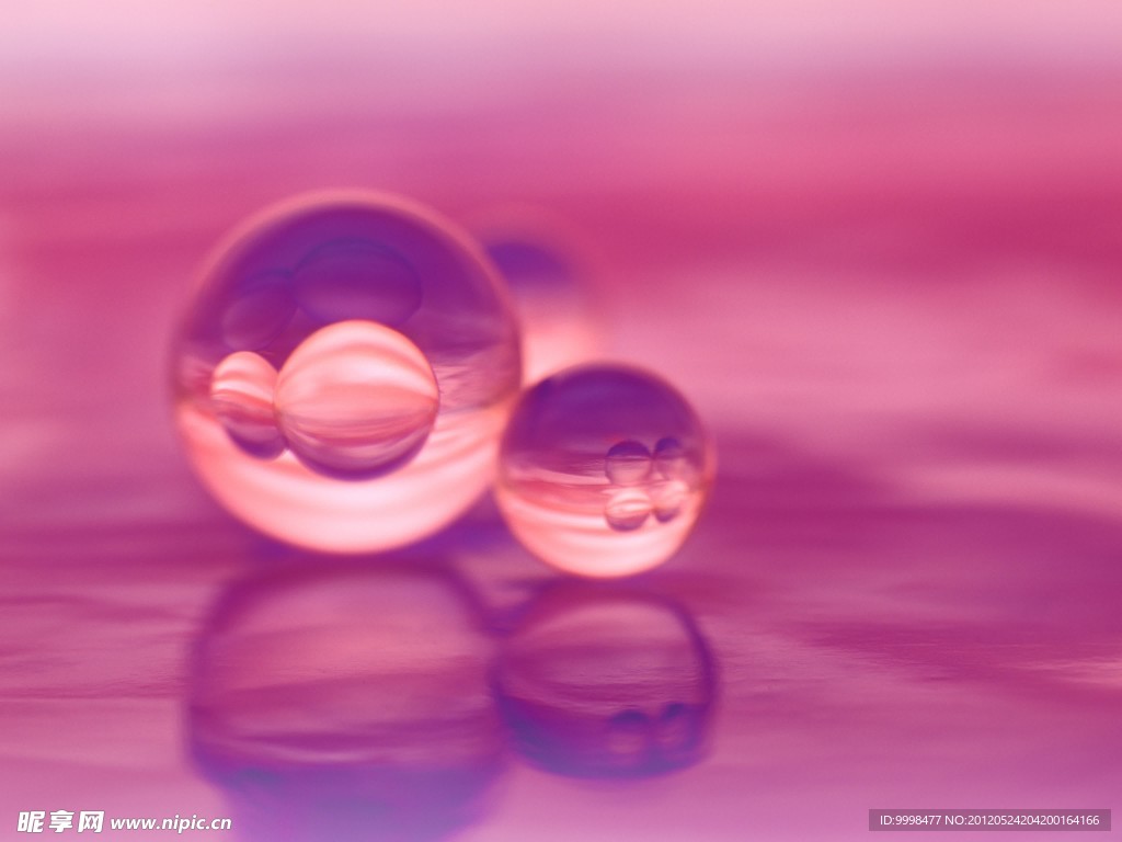 水珠特写