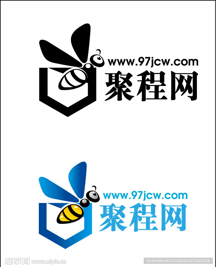 聚程网标志 标准矢量
