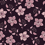 可爱时尚花纹花朵 卡片