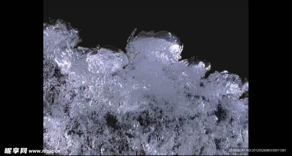 水滴水珠波浪
