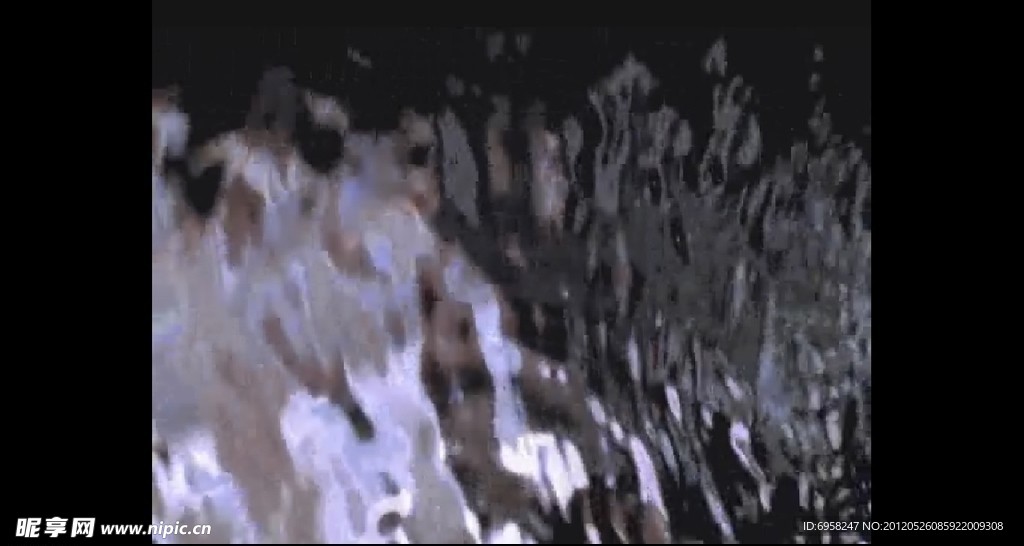 水滴水珠波浪
