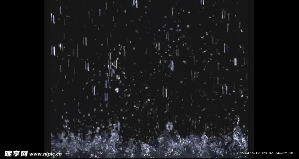 水滴水珠波浪