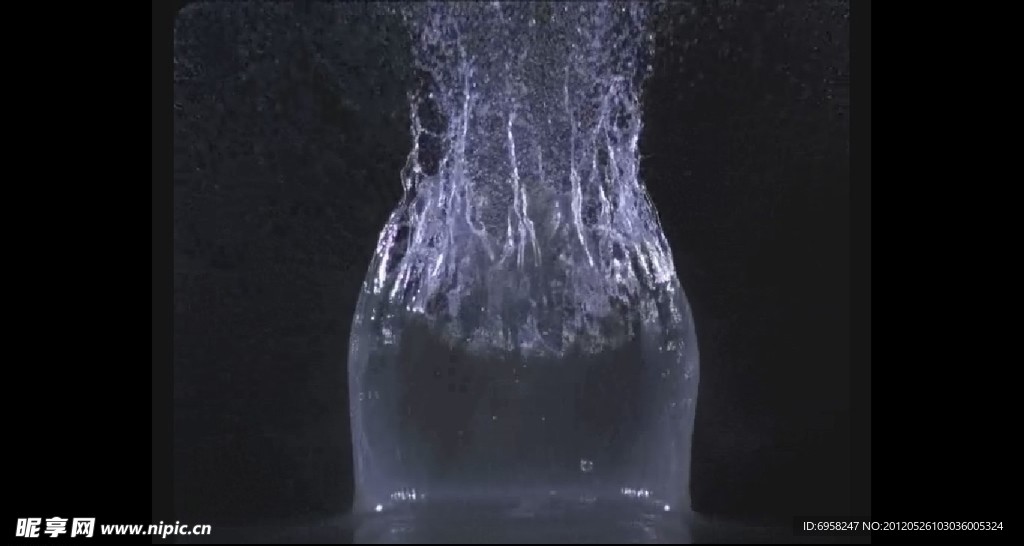 水滴水珠波浪