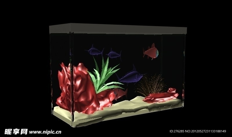 3D模型 鱼缸