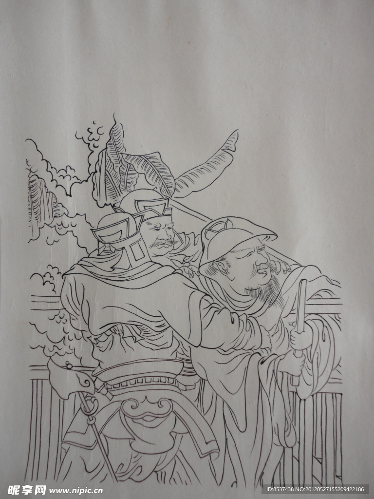 白描人物
