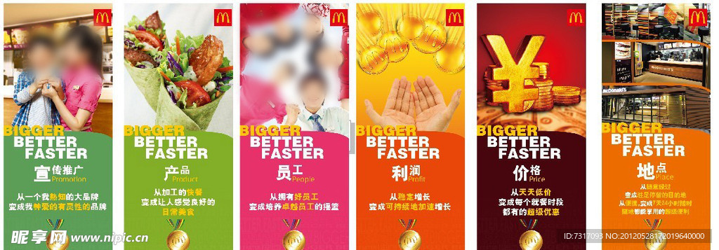 麦当劳6P画面