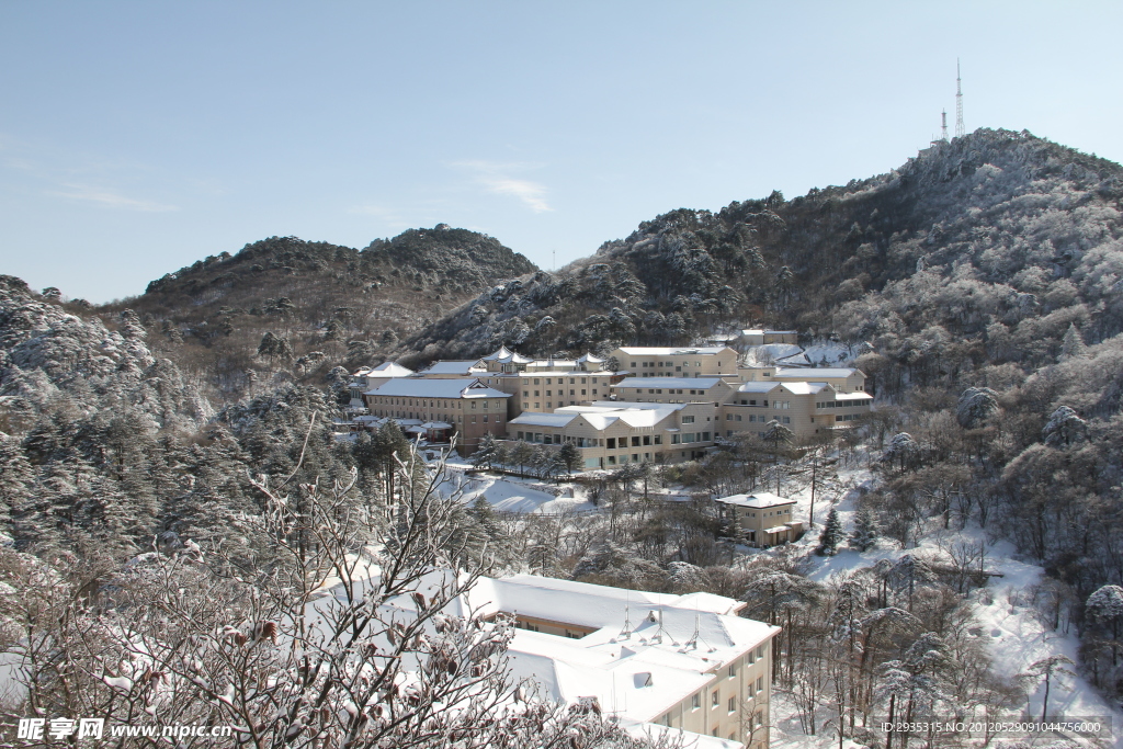 黄山雪景