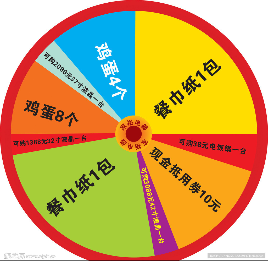电器活动大转盘