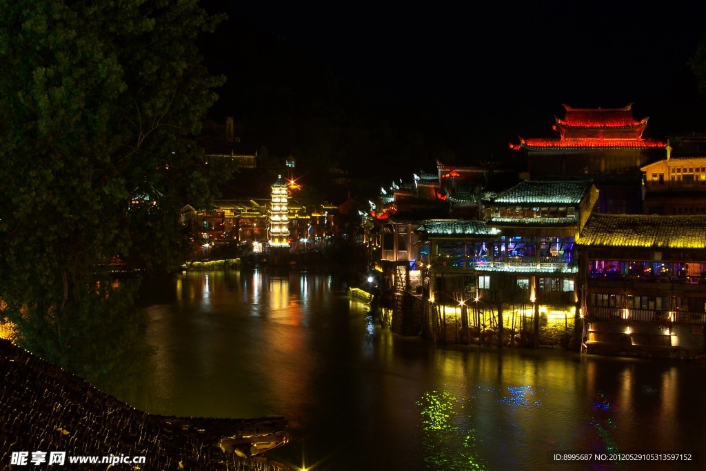 夜景 河边夜景