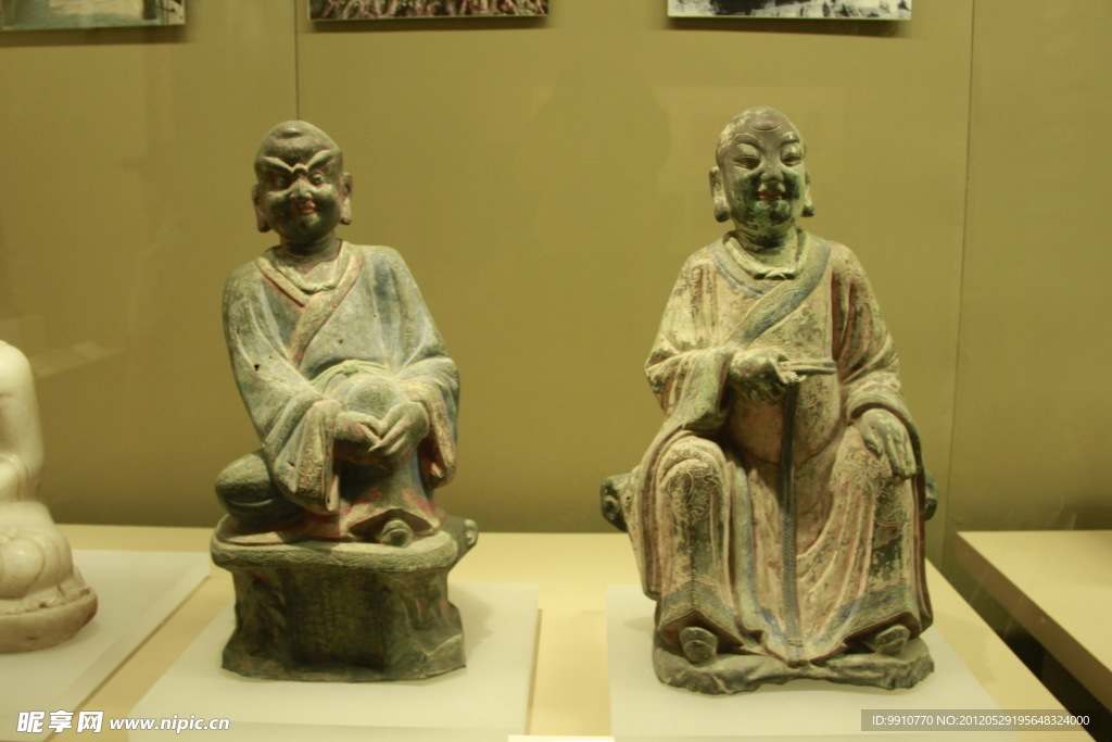 西安历史博物馆 罗汉座像