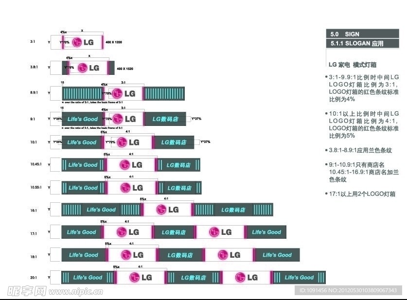 LG灯箱制作标准