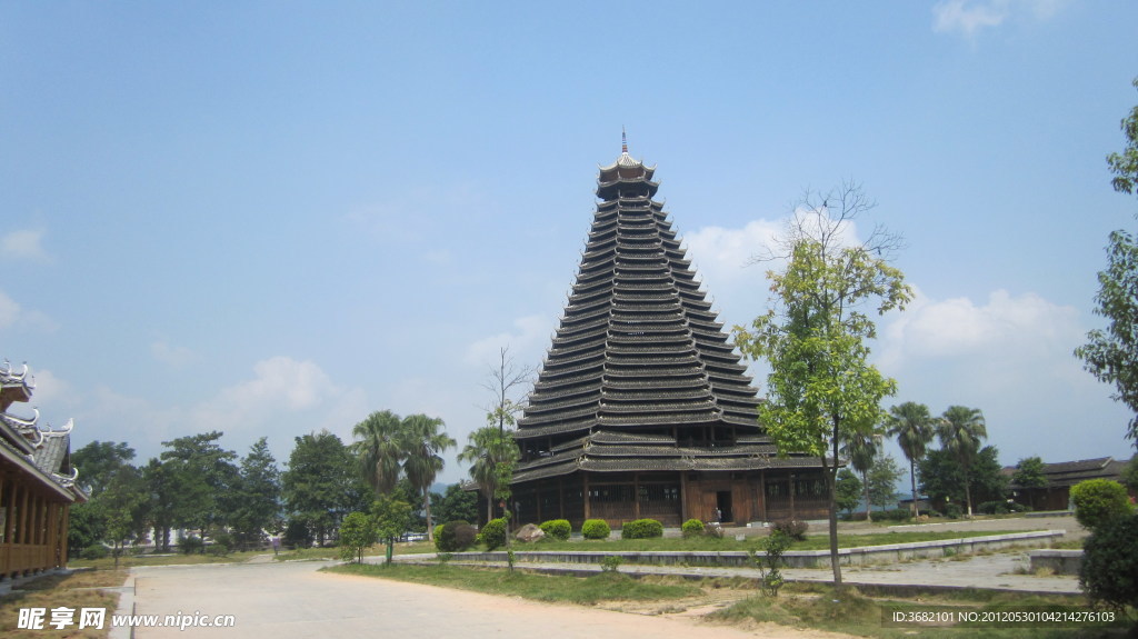 三江风光 塔