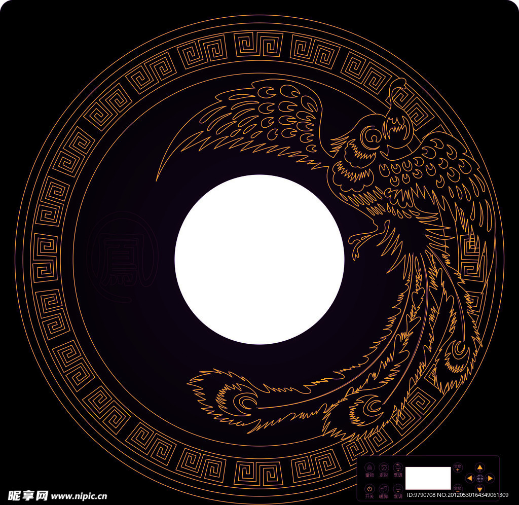 矢量凤凰图