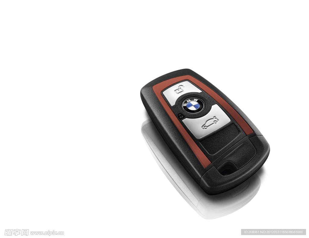 全新高清BMW1系红色车钥匙