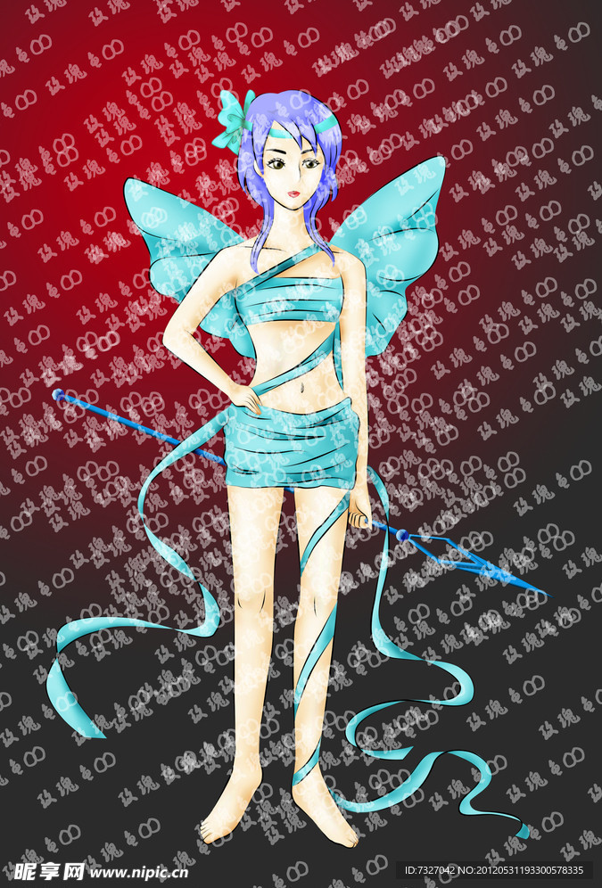 卡通梦幻少女