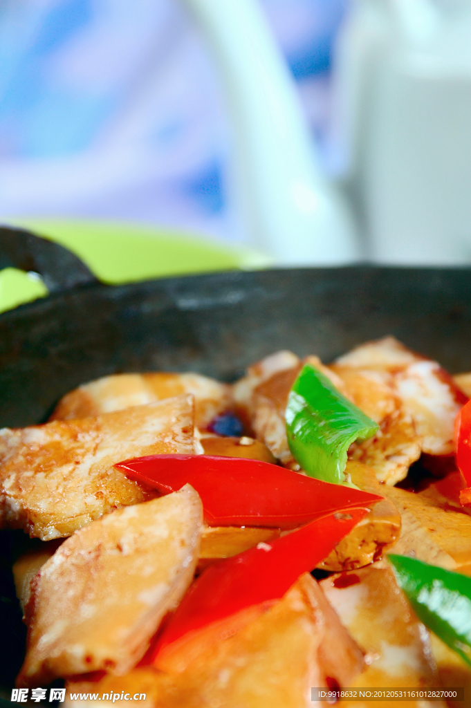 五香香干回锅肉