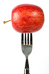 刀叉 苹果
