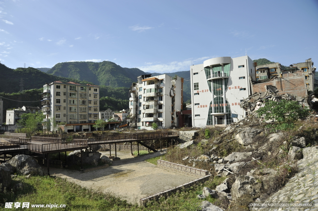 北川地震遗址