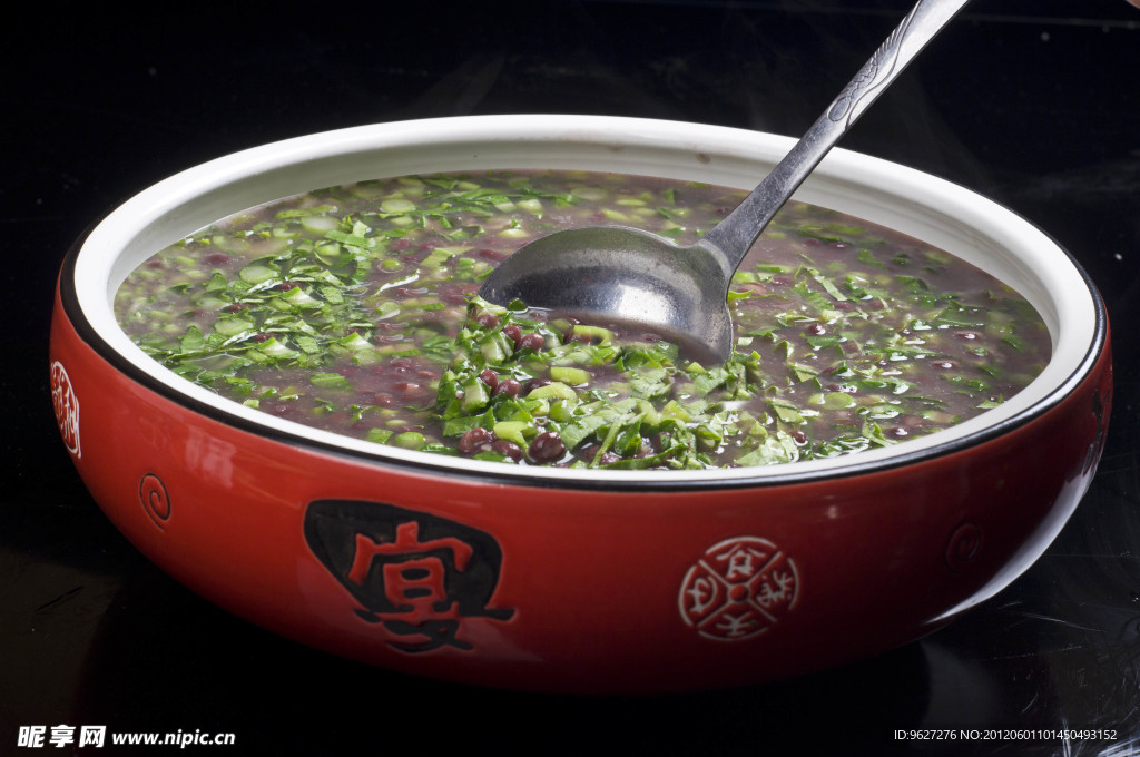 红豆炖青菜