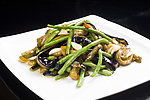 茄子炒豇豆