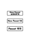 passat 矢量车牌