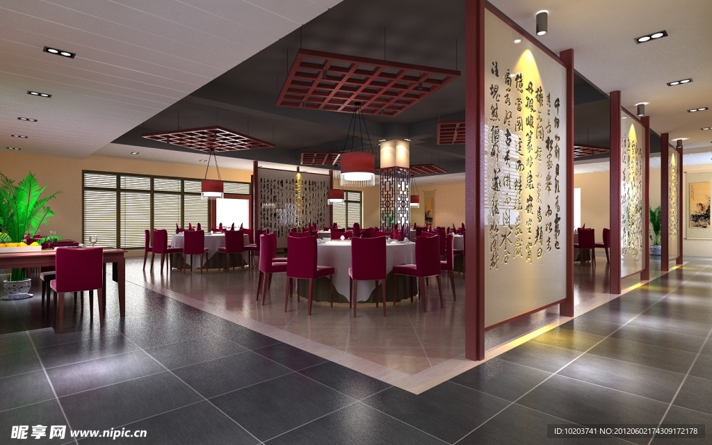 中式酒店餐厅